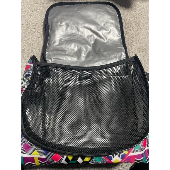 Kipling Lunch Box Insulated Crossbody Strap with Monkey Funky Pattern AC7256-095 - Picture 15 of 15